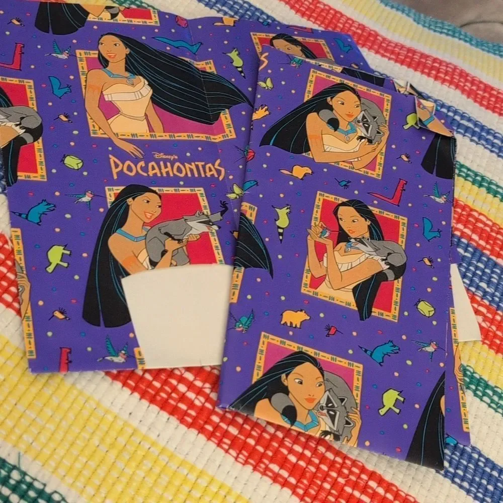 Disney Marvel Jim Hensen vintage 80s 90s character wrapping paper lot‎